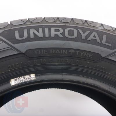 4. Opony 215/60 R16C 2x UNIROYAL 103/101T RainMax 3 Letnie 2022