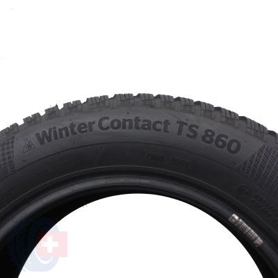 9. 2 x CONTINENTAL 185/65 R15 88T WinterContact TS860 Zima 2017, 2018 7,2mm