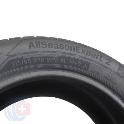 3. 1 x UNIROYAL 215/55 R16 97V XL AllSeasonExpert 2 Wielosezon 2021 8mm