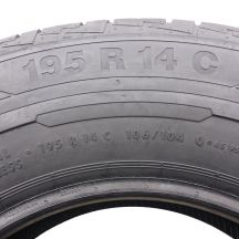 4. 1 x CONTINENTAL 195/80 R14C 106/104Q ContiVanContact 100 Lato 2023 Jak Nowa