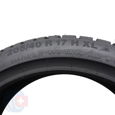 6. Opony 205/40 R17 4x CONTINENTAL 84H XL WinterContact TS850P Zimowe 2022 Jak Nowe Nieużywane