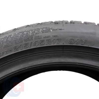 6. Opony 215/45 R17 2x BRIDGESTONE 91Y XL Turanza T005  Letnie 2020 Jak Nowe