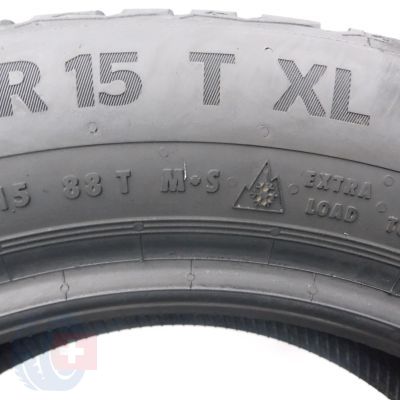 2. Opony 185/60 R15 2x CONTINENTAL 88T XL WinterContact TS870 Zimowe 2022 Jak Nowe 7,2mm