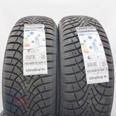 4. Opony 195/60 R16 4x GOODYEAR 93H XL UltraGrip 9+ Zimowe 2021/22  4. Opony 195/60 R16 4x GOODYEAR 93H XL UltraGrip 9+ Zimowe 2021/22