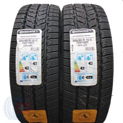 5. 4 x CONTINENTAL 205/65 R15C 102/100T VanContact Winter Zima 2019 Jak Nowe Nieużywane