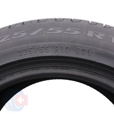 2. Opona 225/55 R17 1x PIRELLI 97Y XL Cinturato P7 MO BMW Letnia 2019 Jak Nowa 7,2mm