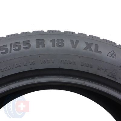 4. 2 x CONTINENTAL 225/55 R18 102V XL WinterContact TS850P SUV Zima 2020 6,2mm