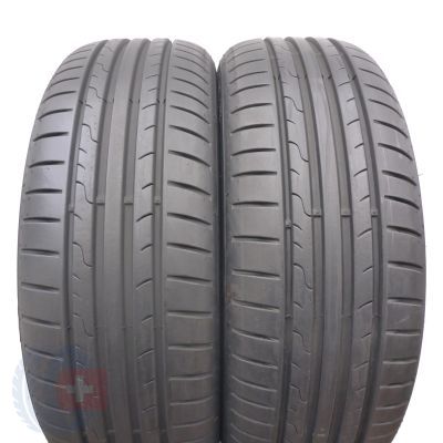 2 x DUNLOP 205/60 R16 92V Sport bluResponse Lato 7,5mm 2019 Jak Nowe