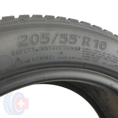 6. 2 x MICHELIN 205/55 R16 91H Alpin 5 Run Flat Zima 7mm
