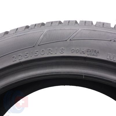5. Opony 225/50 R18 4x DUNLOP 99H XL SP Winter Sport 3D AO Zimowe 2022 Jak Nowe 8-8,5mm