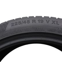 6. 4 x CONTINENTAL 225/45 R19 96V XL WinterContact TS850P Zima 7-7,8mm 2021