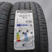 3. Opony 225/60 R17 2x CONTINENTAL 99H EcoContact 6 Letnie 2021 