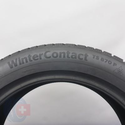 8. Opony 215/55 R18 4x CONTINENTAL 99V XL WinterContact TS870P Zimowe 2023 Jak Nowe 7-7,2mm