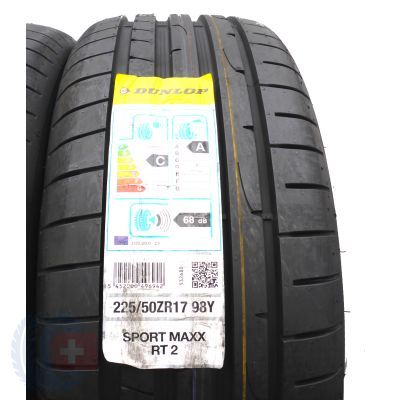 2. Opony 225/50 R17 2x DUNLOP 98Y XL Sport Maxx RT2 Letnie 2018 
