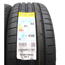 2. Opony 225/50 R17 2x DUNLOP 98Y XL Sport Maxx RT2 Letnie 2018 