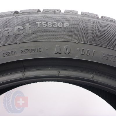 9. Opony 225/50 R18 4x CONTINENTAL 99H XL AO ContiWinterContact TS830P Zimowe 2022, 2023 8,2-8,6mm