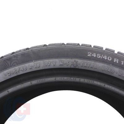 4. 1 x CONTINENTAL 245/40 R18 97V XL ContiWinterContact TS830P RunFlat Zima 2016 Nieużywana