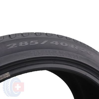 6. 2 x PIRELLI 285/40 R20 108Y XL Cinturato P7 Blue ELECT NF0 2020/22 Lato 6,5-7mm