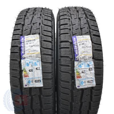 Opony 205/75 R16C 2x MICHELIN 110/108R Agilis Alpin Zimowe 2017 Jak Nowe Nieużywane