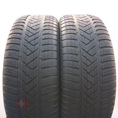 5. 4 x PIRELLI 255/45 R20 105V XL Winter Sottozero 3 RUN FLAT Zima 5.5-6mm 2017