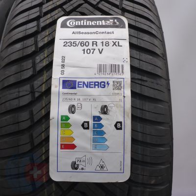 3. Opony 235/60 R18 2x CONTINENTAL 107V XL AllSeasonContact Wielosezonowe 2022 Nieużywane 3. Opony 235/60 R18 2x CONTINENTAL 107V XL AllSeasonContact Wielosezonowe 2022 Nieużywane