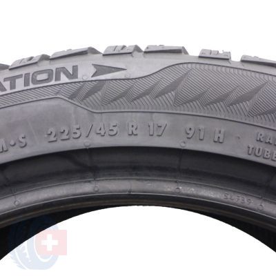 5. 2 x UNIROYAL 225/45 R17 91H MS plus 77 Zima 2016 7,2mm