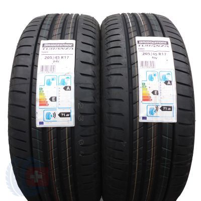 4. 4 x BRIDGESTONE 205/45 R17 84V Turanza T005 Lato 2019/21 Jak Nowe