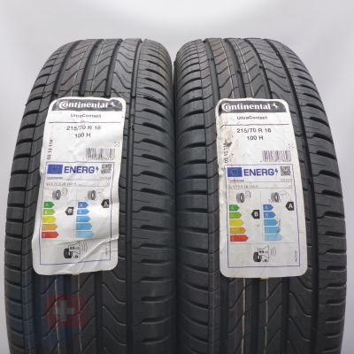 3. Opony 215/70 R16 4x CONTINENTAL 100H UltraContact Letnie 2024