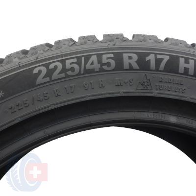 5. Opony 225/45 R17 2x SEMPERIT 91H Speed Grip 5 Zimowe 2023/24 8-8,4mm