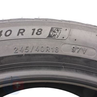 6. 4 x MICHELIN 245/40 R18 97V XL Pilot Alpin 5 Zima 2022 6,8-7mm Jak Nowe