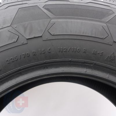 3. Opona 225/70 R15C 1x CONTINENTAL 112/110R VanContact Winter Zimowa 2024 6,8mm
