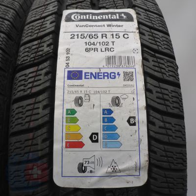 4. Opony 215/65 R15C 4x CONTINENTAL 104/102T VanContact Winter Zimowe 2022 Nieużywane 4. Opony 215/65 R15C 4x CONTINENTAL 104/102T VanContact Winter Zimowe 2022 Nieużywane