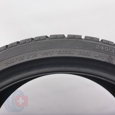 5. Opony 245/35 R19 2x CONTINENTAL 93V XL ContiWinterContact TS 830 P M0 Zimowe 2016 7,8mm