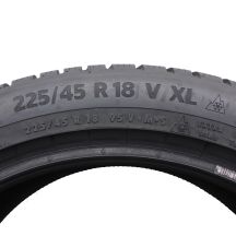 5. 4 x CONTINENTAL 225/45 R18 98V XL WinterContact TS 870P Zima 2021, 2022 Jak Nowe 7,5-8mm