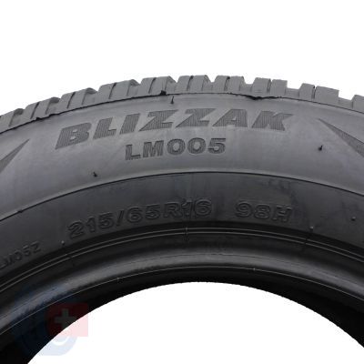 5. 2 x BRIDGESTONE 215/65 R16 98H Blizzak LM005 Zima 2022 7,2mm