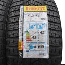 2. Opony 215/40 R17 2x PIRELLI 87H XL Sottozero 3 Winter Zimowe 2017 Jak Nowe Nieużywane
