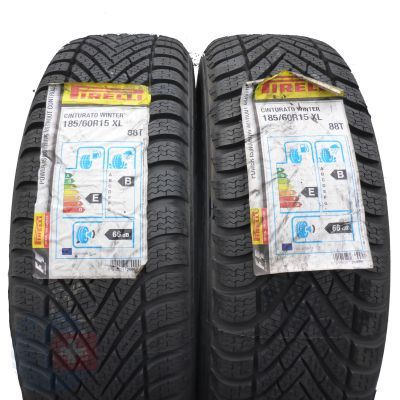 Opony 185/60 R15 2x PIRELLI 88T XL Winter Cinturato Zimowe 2018 Nieużywane 