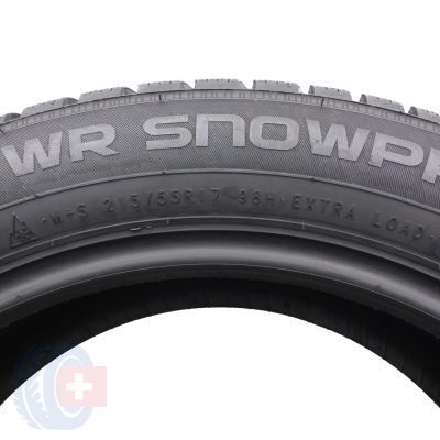 6. 4 x NOKIAN 215/55 R17 98H XL Wr Snowproof Zima 2021 7,8-8mm Jak Nowe