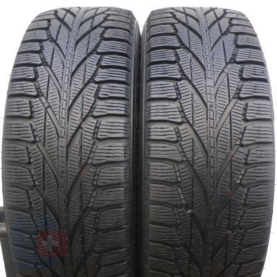 4. 4 x NOKIAN 215/70 R16 100R Hakkapeliitta R2 SUV Zima 2015 6,2; 7,5mm