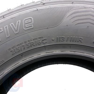 7. Opony 215/75 R16C 4x DUNLOP 113/111R Econodrive Letnie 2018/19 Jak Nowe