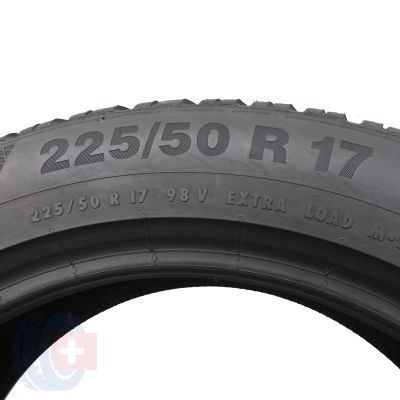 5. 2 x CONTINENTAL 225/50 R17 98V XL ContiWinterContact TS850 Zima 2015 7mm