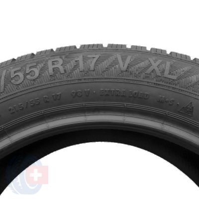 5. 2 x GISLAVED 215/55 R17 98V XL Euro Frost 6 Zima 2022 7-7,8mm Jak Nowe