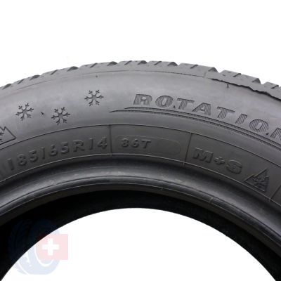 6. 2 x DUNLOP 185/65 R14 86T Winter Response 2 Zima 2017 7mm