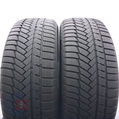 Opony 225/55 R17 2x CONTINENTAL 97H WinterContact TS850P BMW MO Zimowe 2021 7,2-7,4mm
