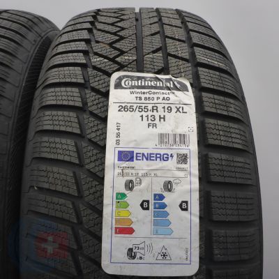 3. Opony 265/55 R19 4x CONTINENTAL 113H XL AO SUV WinterContact TS850P Zimowe 2023 Nieużywane