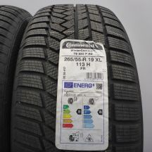 3. Opony 265/55 R19 4x CONTINENTAL 113H XL AO SUV WinterContact TS850P Zimowe 2023 Nieużywane