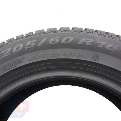 5. Opony 205/60 R16 2x PIRELLI 96H XL Winter 2 Cinturato Zimowe 2024, 2025 8,2-8,5mm