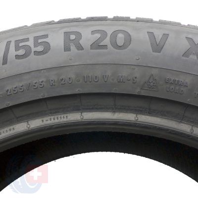 7. Opony 255/55 R20 4x CONTINENTAL 110V WinterContact TS 870 P  Zimowe 2023 8,2mm Jak Nowe