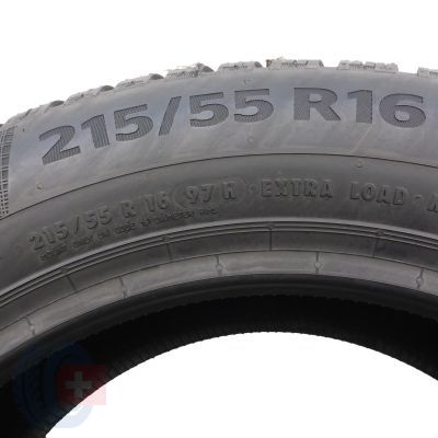 7. Opony 215/55 R16 4x CONTINENTAL 97H XL WinterContact TS 860 Zimowe 2021 Jak Nowe Nieużywane