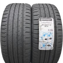 Opony 205/45 R16 2x CONTINENTAL 83H ContiEcoContact5 Letnie 2020 Nieużywane Jak Nowe